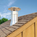 Imperial 9 in. Galvanized Steel Chimney Cap, Pack of 2