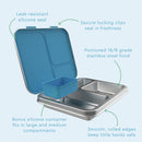 Leak-Resistant Stainless Steel Kids Lunch Box - Dinosaur