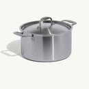 8QT Stainless Clad Stock Pot