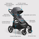 City Select 2 Travel System with City GO 2 Infant Car Seat - Radiant Slate