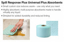 Brady 50 ft Absorbent Roll, Fluids Absorbed: Chemical, Hazmat, Heavy, 3.3 gal, 1 EA - SRPH75P