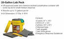 Brady Spill Kit/Station, Drum, Chemical, Hazmat, 16 gal - SKH-20