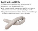 Brady Absorbent Sock, Universal, 80 gal, 3 ft 6 in - BSC40