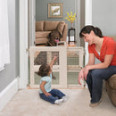Lift Lock & Swing Dual Mode Gate - Taupe