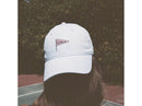 Adjustable Cotton Sports Cap - Blue/Pink