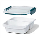 Softworks Prep & Go Divided Container, 2C, Blue