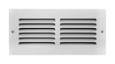 Tru Aire 4 in. H X 10 in. W 1-Way Powder Coat White Steel Return Air Grille