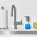 15oz Soap Dispenser Gray: Kitchen & Hand Soap Pump, Plastic, Compatible with Gel & Dish Soaps, 7.75" Height