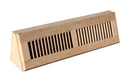 Tru Aire 4 in. H X 18 in. W 2-Way Oak Brown Wood Baseboard Diffuser