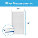 Filtrete 16 in. W X 25 in. H X 1 in. Polypropylene 2200 MPR Pleated Allergen Air Filter 1 pk, Pack of 4