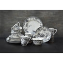 16pc Porcelain Dinnerware Set - Floral Round Dish Set