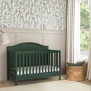 Charlie 4-in-1 Convertible Crib - Forest Green