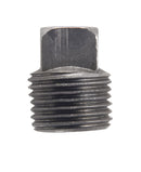 Billco Corporation 1/2 in. MPT Black Steel Square Head Plug, Pack of 5