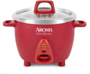 Stainless Steel Rice Cooker & Warmer - Red
