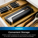 Ninja Foodi NeverDull System Chef Knife & Sharpener, Premium German Stainless Steel, Black