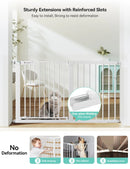 30" Tall Baby Gate - White