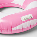 42'' Pool Tube with Handle - Sun Squad™ Pink/White: Water Float Toy, PVC, 6+ Years