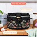 Digital Slow Cooker - Wildflower Black