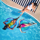 Inflatable Papasan Pool Lounger - Aqua