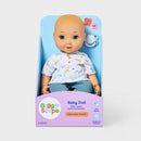 14" Boy Baby Doll - Blonde Hair + Blue Eyes