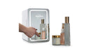 Portable Skincare Cooler with LED Lighted Mirror - 6.3L Capacity