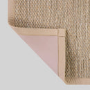 34" x 20" Textured Pet Kitchen Rug Brown