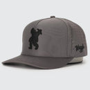 Waggle Adult Polyester Baseball Hat - Squatch: Adjustable Logo Design
