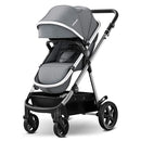 Meteor Stroller - Grey / Silver Frame