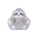 Cuddo Buddies Gray Sloth Plush Chair for Toddlers