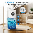Ultrasonic Humidifier for Large Rooms - White