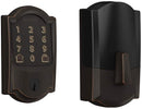 Schlage BE489WBV CAM 716 Electronic Deadbolt, 100 Number of User Codes, 1 in Projection, Aged Bronze, Residential, Metal