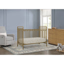 4-in-1 Convertible Metal Crib - Melted Bronze