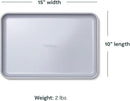 Iconics Nonstick Ceramic Medium Baking Sheet - Black 15"X10"