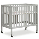 Jett Non-Full Size Folding Crib - Gray
