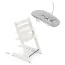 Tripp Trapp High Chair with Newborn Set - White