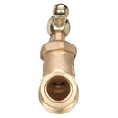 Homewerks 1/2 or 3/4 in. Sweat X 3/4 in. MHT Brass No-Kink Hose Bibb