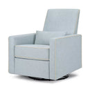 Piper Recliner - Heathered Blue w/ Cream Piping