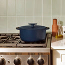6.5 qt Enameled Cast Iron Dutch Oven with Lid - Rust