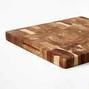 14"x14" End Grain Acacia Wood Cutting Board