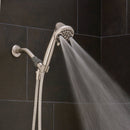 Oxygenics PowerFlow Brushed Nickel ABS Plastic 3 settings Handheld Showerhead 1.75 gpm