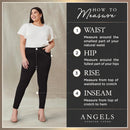 Women's Curvy Skinny Jeans, Pacific, 16 Plus