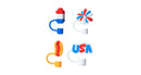 4pk Popsicle Straw Toppers
