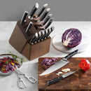 Olympus Series Forged German Steel 17-Piece Knife Block Set