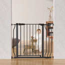 Baby Gate for Stairs Doorways, 29.1” to 33.8”, 30” Tall - Graphite
