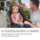 One4Life All in One Convertible Car Seat - Teak
