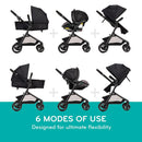 Modular Travel System with Infant Car Seat - Grey