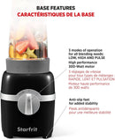 Personal Blender - Two 828ml Cups - 300W - Black
