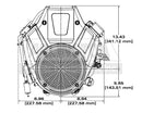 Briggs & Stratton 44T977-0043-G1 Engine 1" X 3 5-32" Vertical Electric 25 HP