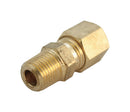 JMF Company 1/8 in. Compression X 1/8 in. D Brass Connector, Pack of 5