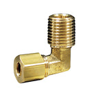 JMF Company 5/16 in. Compression X 1/8 in. D MPT Brass 90 Degree Street Elbow, Pack of 5